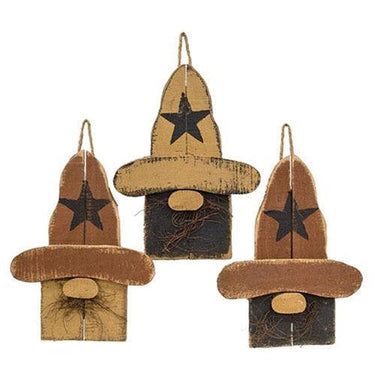 Rustic Hanging Fall Pallet Gnome 3/set - The Fox Decor